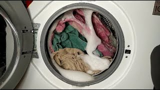 Washing towels in secret mode on washing machine Lg