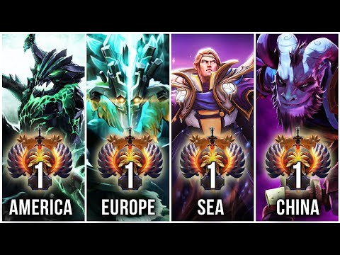 TOP-1 Rank of all Regions - America, Europe, Southeast Asia, China [CORE MMR]