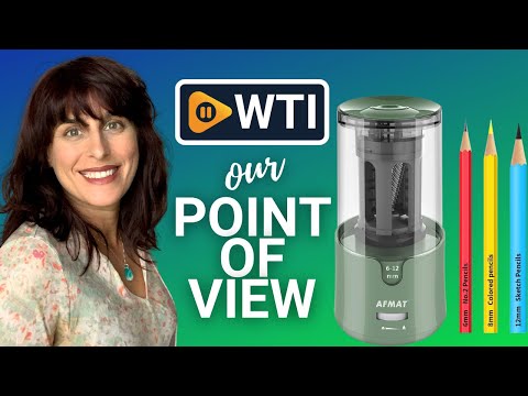 AFMA Electric Pencil Sharpener - WTI product video review