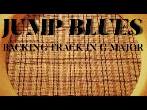 Jump Blues Backing Track - Swinging Blues In G major