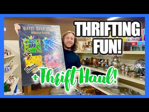 THRIFT STORE BARGAINS! THRIFT WITH ME & HAUL! All-Day Thrifting Part 1!