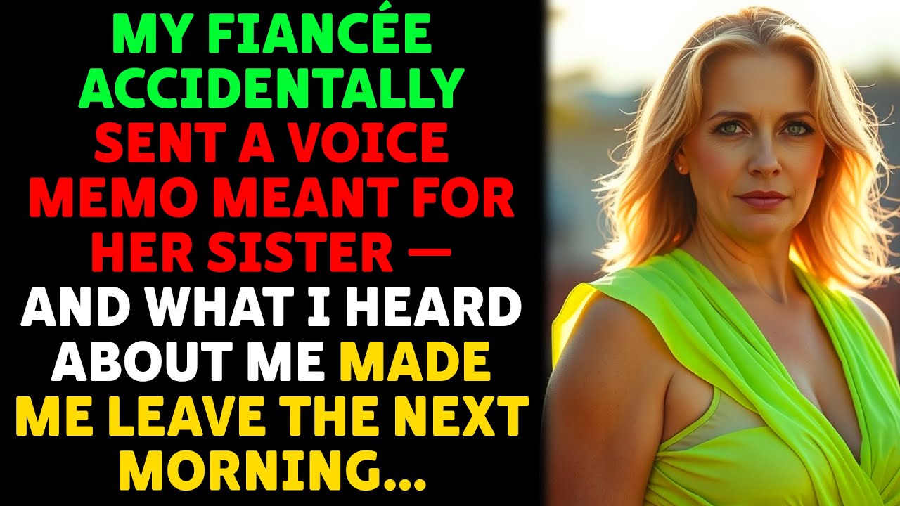 My Fiancée Accidentally Sent a Voice Memo Meant for Her Sister to Me | Betrayal Reddit Stories
