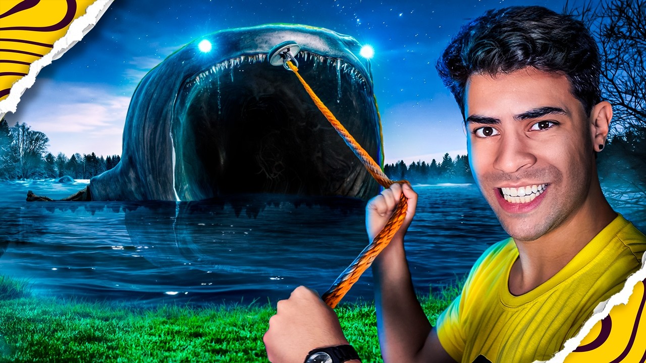 PESQUEI MONSTROS MARINHOS NA PESCA MAGNÉTICA