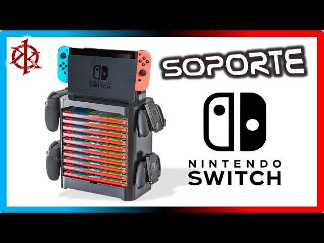 Vídeo relacionado con Jieddey Soporte Plegable para NS Switch, Soporte de Carcasa Trasera con Ángulos Ajustables para Consola de Juegos Nintendo Switch
