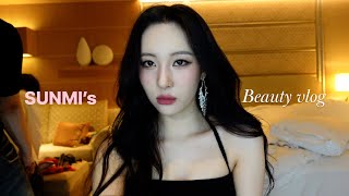 SUNMI’s Makeup A to Z👀 | Manila hotel swimwear 🎀 | SUNMI'S BEAUTY VLOG