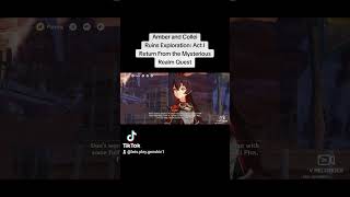 Amber and Collei || Ruins Exploration: Act I Return From the Mysterious Realm Quest #genshinedit