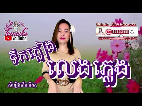 ទឹកភ្លៀង​លេង​ភ្លេង​[teuk pleang leng pleng]🎼karaokeឆ្លេីយឆ្លងមានស្រីច្រៀងស្រាប់