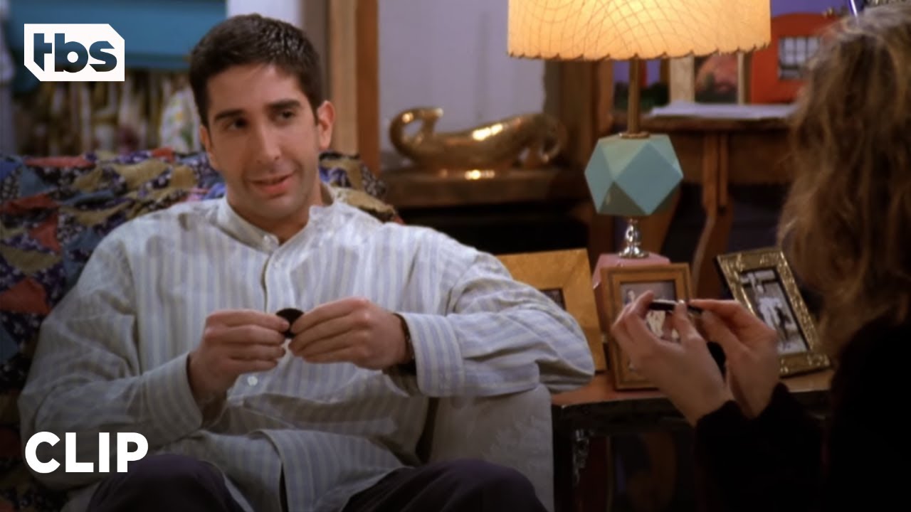 Friends: Ross Asks Rachel Out for the First Time (Season 1 Clip) | TBS