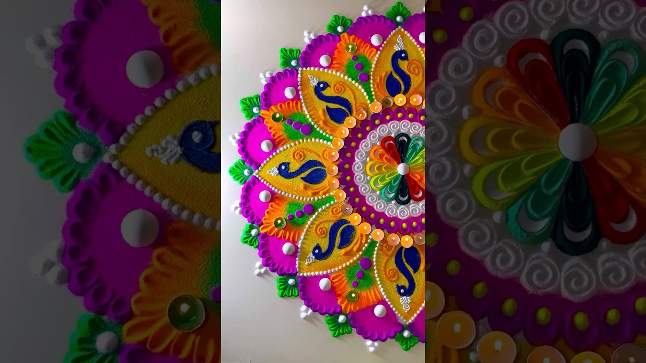 Big rangoli designs for Diwali