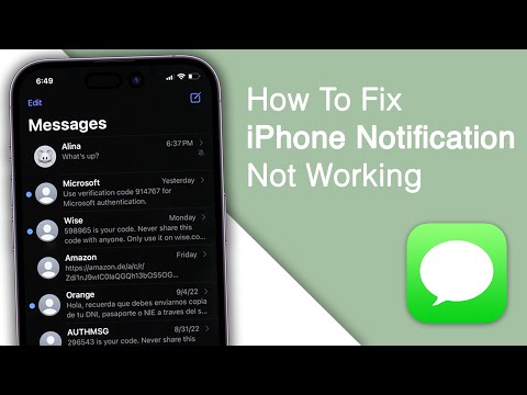 Fix iPhone Message Notification Sound Not Working