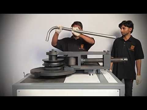 Thorson mild steel 2 inch gear motor pipe tube bending machi...
