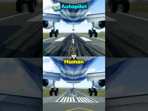 Autopilot VS Human Landing an Airplane Boeing 757 Edition
