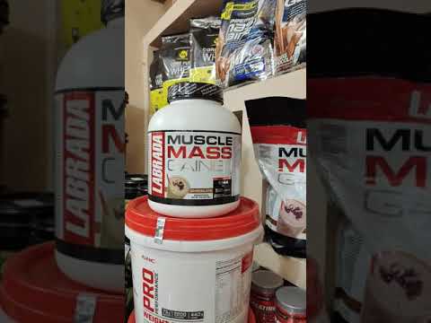 Labrada muscle mass gainer 12 lbs, packaging type: pack, pac...