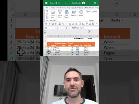 #Excel’s Hide feature sucks, instead Group & line up + icons with this trick #exceltips #exceltricks