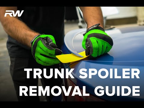 BMW Trunk Spoiler Step-by-Step Removal Guide - RW Carbon