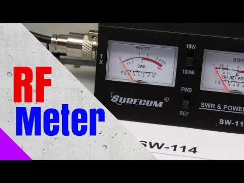 Medidor de Potência de RF e SWR Surecom SR-114