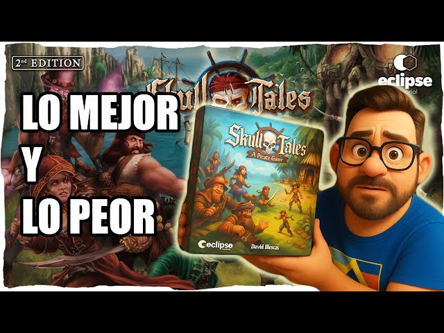 Vídeo relacionado con Skull Tales: ¡A Toda Vela!, Juego de Mesa, Juego de 1 a 5 Jugadores, Cooperativo, Narrativo, Ameritrash, Miniaturas, Piratas, Mazmorras, Crawler, Idioma Español, Edad +10 Años