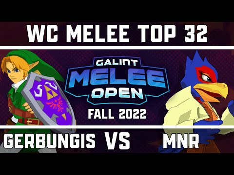 Gerbungis (Link) vs MNR (Falco, Peach) - West Coast Melee Top 32 - GMO Fall '22
