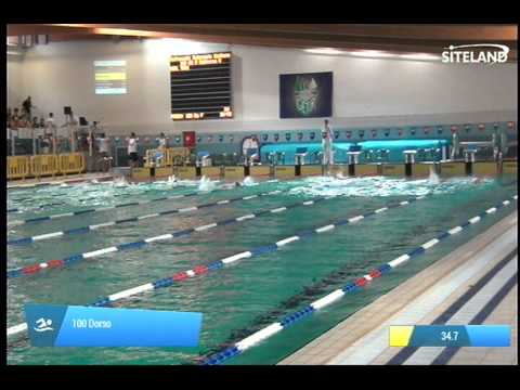 Serie 6 dei 100 Dorso  Assoluti Maschi Master - Campionati Regionali Masters 2014 di Veneto e Friul