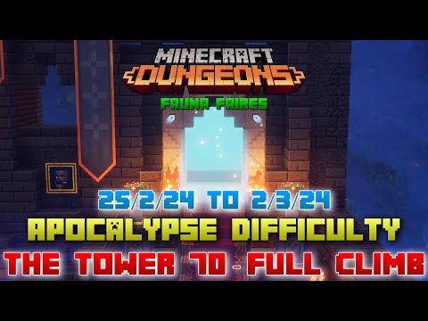 Insane Tower Climb in Minecraft Dungeons!