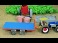 Diy Tractor Making Mini Concrete Bridge Diy Tractor Trolley Bulid A Train Bridge Vicky Gamer