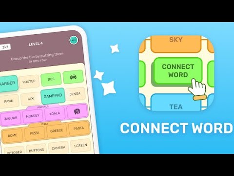 Connect Word: Association Game (by Hitapps Games LTD) IOS Gameplay Video (HD)