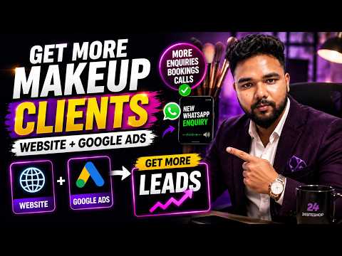 Makeup Website That Looks Good but Gets No Bookings — client website video