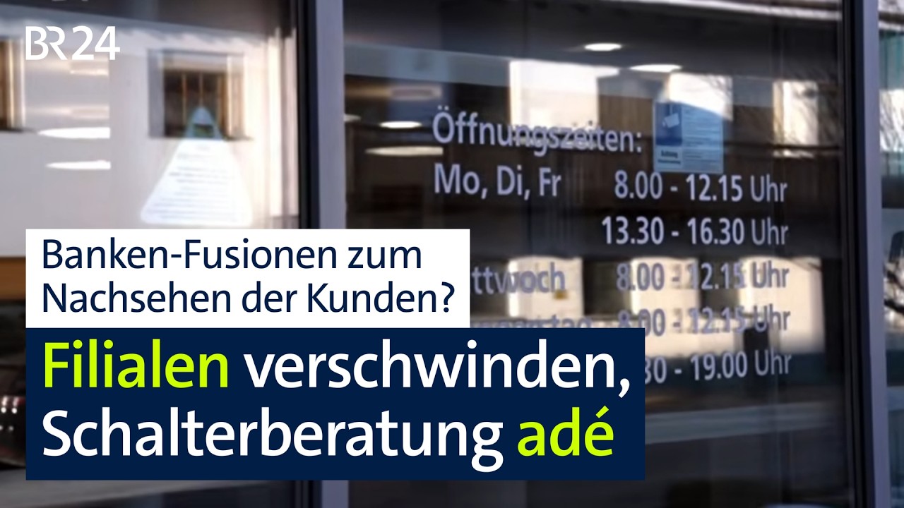 Banken-Fusionen sorgen für immer weniger Filialen – zum Nachteil der Kunden? | mehr/wert | BR24