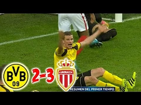 Borussia Dortmund vs AS Monaco 2 3  2016   2017  UCL All Goals Highlights English Commentary