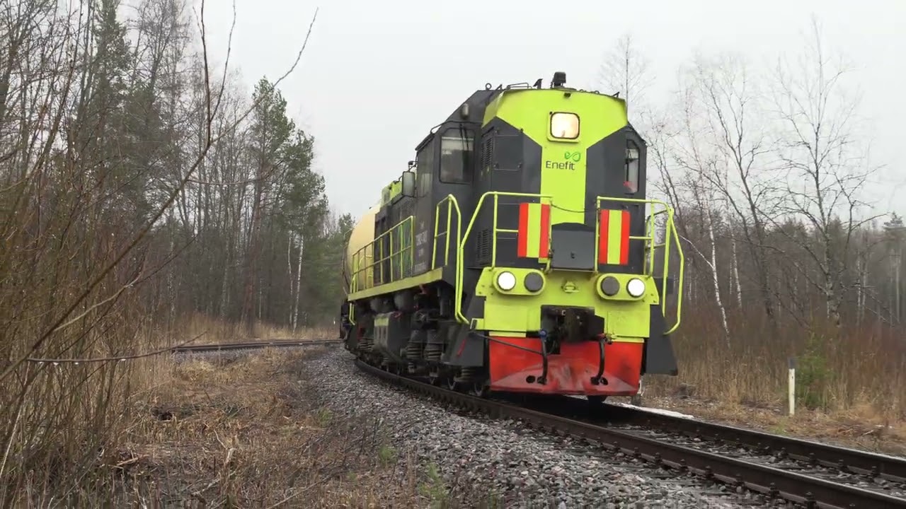 Тепловоз ТЭМ2-7495 на ст. Сытке / TEM2-7495 at Sõtke station