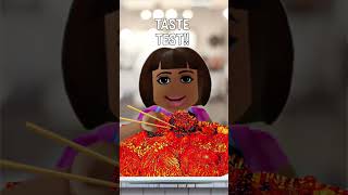 Download lagu Dora tries spicy enoki mushroom 🍄 #shorts mp3