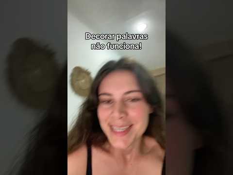 Pare de decorar palavras pra aprender línguas #idiomas #linguas #poliglota