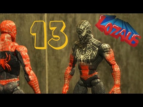 SPIDERMAN STOP MOTION Action Video Part 13 with BATMAN