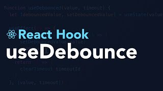 Download the video "Debouncing with React Hooks"