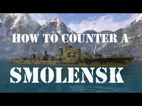 World of Warships - How to counter a Smolensk