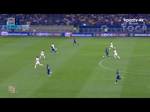 Gol de Rafael Elias "Papagaio" - Cruzeiro 1 x 1 Corinthians | Brasileirão 2023 | SporTV 4K