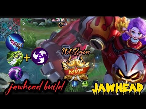 JAWHEAD 11 KILLS JAWHEAD BROKEN DAMAGE TO ASSASSIN AND FIGHTER/JAWHEAD BEST BUILD ~MLBB