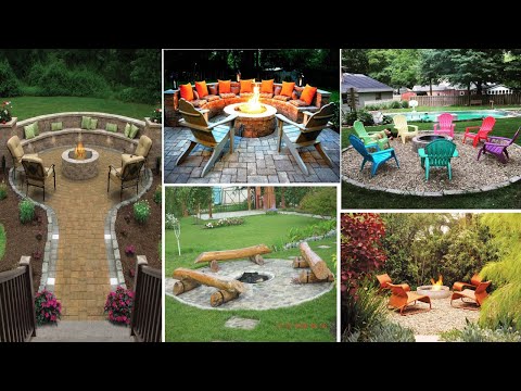 28 Round Firepit Area Ideas to enjoy Summer Nights Outside| DIY GARDENS