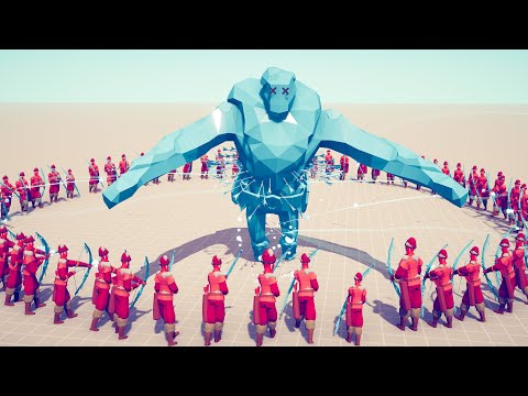 100x ICE ARCHERS vs EVERY UNIT - Totally Accurate Battle Simulator TABS