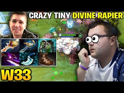 W33 Divine Rapier Tiny vs Mind Control Spirit Breaker