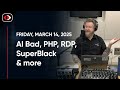AI Bad PHP RDP SuperBlack VT Deepseek MassJacker Roblox Aaran Leyland SWN 459