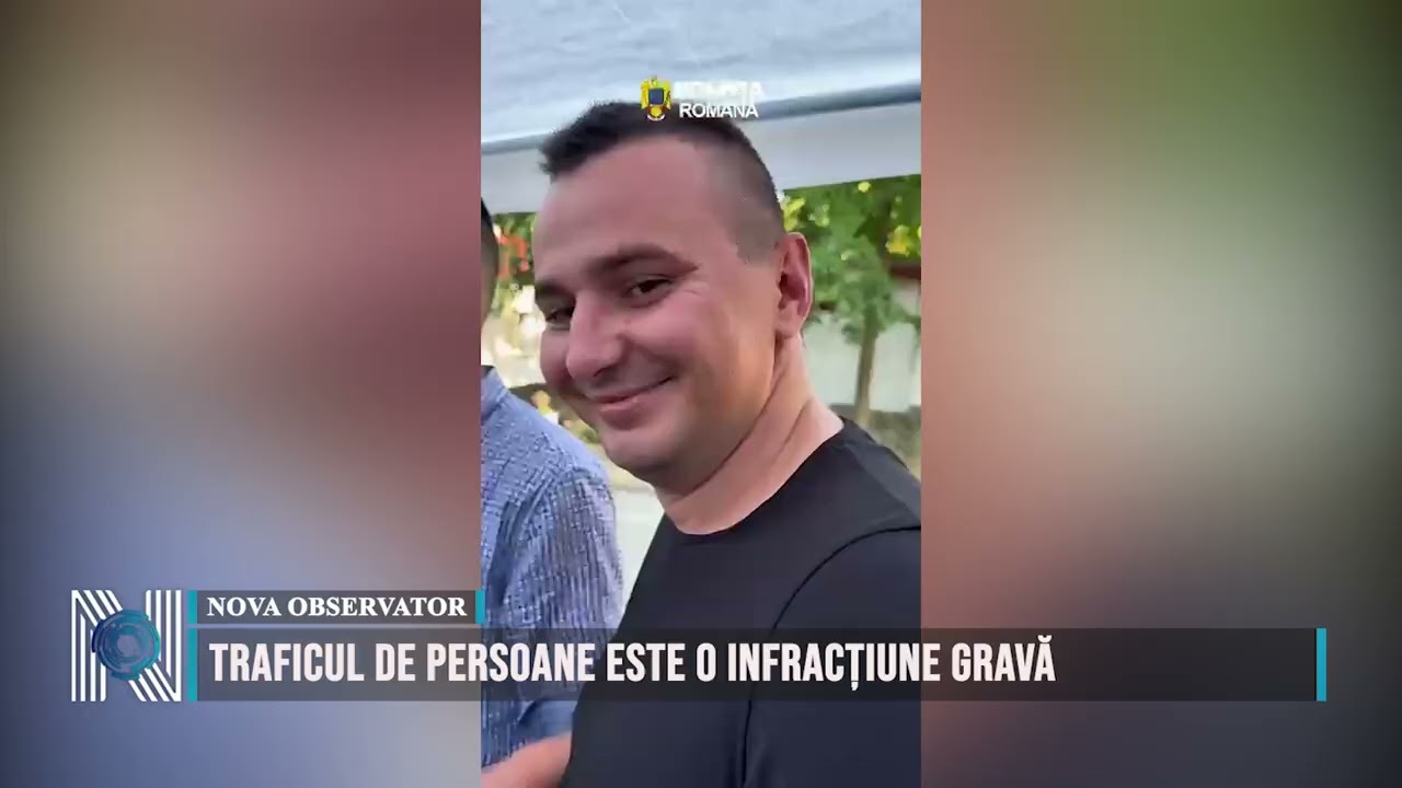 Traficul de persoane este o infracțiune gravă