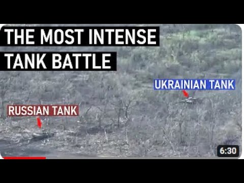 The most Intense Tank Battle yet in Ukrainian war   Analysis