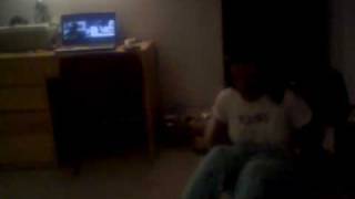 doin the jerk...funny fall