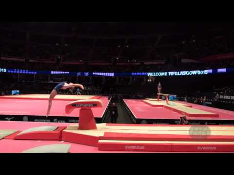 SPIRIDONOVA Daria (RUS) - 2015 Artistic Worlds - Qualifications Vault 1