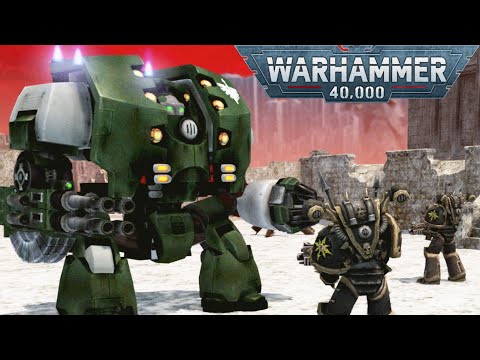 Leviathan Dreadnought destroys 100 Heretics [WARHAMMER 40,000]