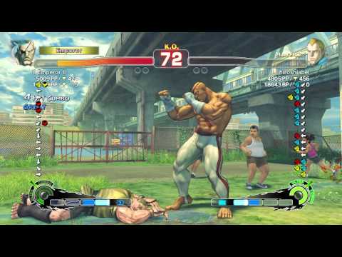 SSFIVAE~ Sagat (II Emperor II)) vs.  Abel (hiroshiabel) HD