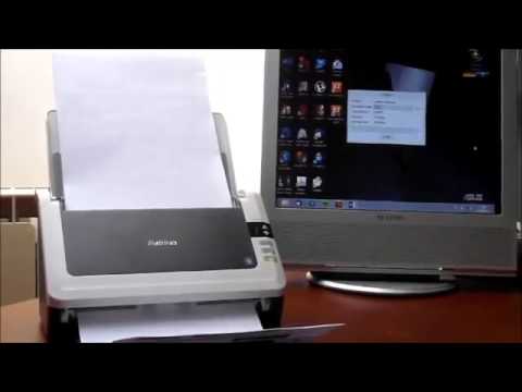 Skeneris Avision AD120 scanner Flatbed &amp; ADF scanner A4 Juodas video