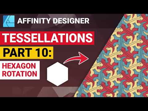 Affinity Designer | Tessellations Part 10: Hexagon Tessellation