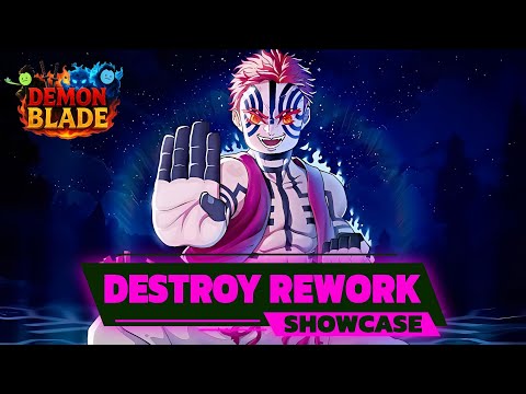 Demon Blade | DESTROY REWORK | Skill Showcase | Roblox